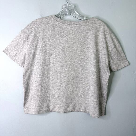 Janis Joplin Old Navy Pop Culture Graphic Crop Tee for Women Heathered Gray Sz M - Picture 11 of 11